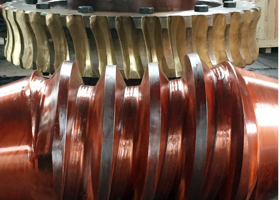 Специально изготовленный OEM ZCuAl10Fe3 Worm Shaft и Worm Gear Set для высокопроизводительных приложений