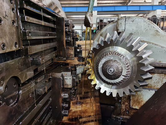 Коническое зубчатое колесо шестерни нарезания зубчатых колес на зубодолбежном станке SAE 4320 прямое конической дробилки для горного оборудования