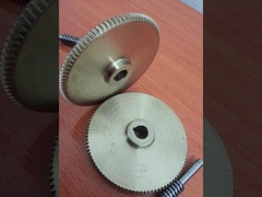 Модуль 1.5 типа ZA Nodular Cast Iron Worm Wheel и Worm Shaft